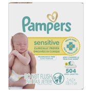 Pampers Sensitive Baby Wipes 6-Pack 504 Wipes (Select for More Options)