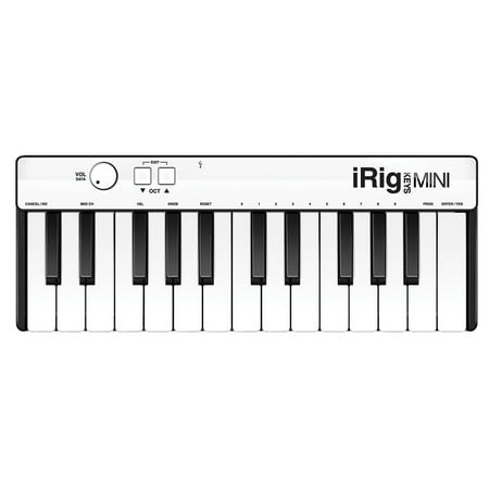 IK Multimedia iRig Keys Mini 25-Key MIDI (Best Keybed Midi Controller)