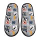 thumbnail image 1 of Fotbe Dog Pantuflas Peludas para Mujer con Estampado, Zapatillas de Peluche, Zapatos de Invierno para Casa, Uso Interior y Exterior-Medium, 1 of 8