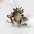 thumbnail image 3 of Broche de cristal JAMW dibujos animados rana Príncipe Reino Sencillez, 3 of 5