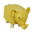 thumbnail image 4 of DOLITY Small Elephant Stool Doorstep Shoe Changing Stool for Hallway Patio Bathroom Yellow, 4 of 9