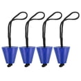 thumbnail image 1 of 4uds Universal Azul Goma Kayak Imbornal Tapón con Cuerda, 1 of 1