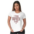 thumbnail image 4 of Minnesota I Can Go For That Funny Pun Womens Fitted Plus Size Graphic Tee Brisco Brands 2X, 4 of 5