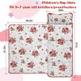 thumbnail image 5 of Pioneer Flower Floral Print Pattern Toddler Nap Mats for Kids Preschool,Sleeping Mat Bag or Kids,Toddler Sleeping Bag,Toddler Nap Mat or Daycare, 5 of 6