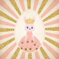 thumbnail image 3 of Kimberly, Allen 12x12 Black Modern Framed Museum Art Print Titled - Bunny Princess 1, 3 of 5