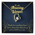 thumbnail image 4 of To Mom We Love You Forever Necklace w Message Card, 4 of 20