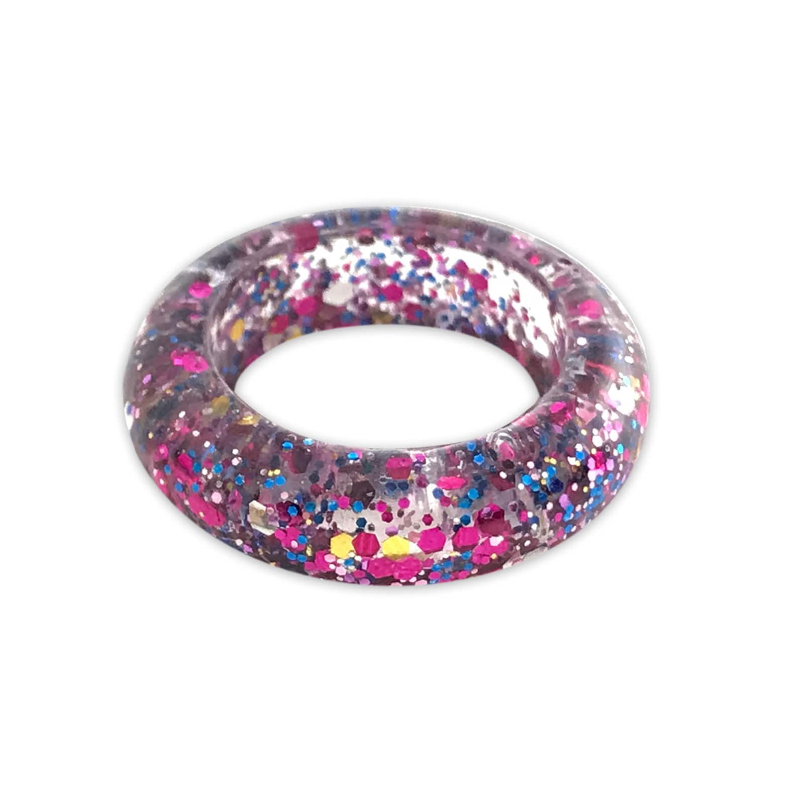 Blue Moon Studio UV Resin Craft Rings Flat Mold, 12 Pack