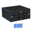 thumbnail image 1 of Caja de colección de tarjetas, almacenamiento portátil de tarjetas graduadas para adultos, tarjetas graduadas Bgs negro azul, 1 of 7
