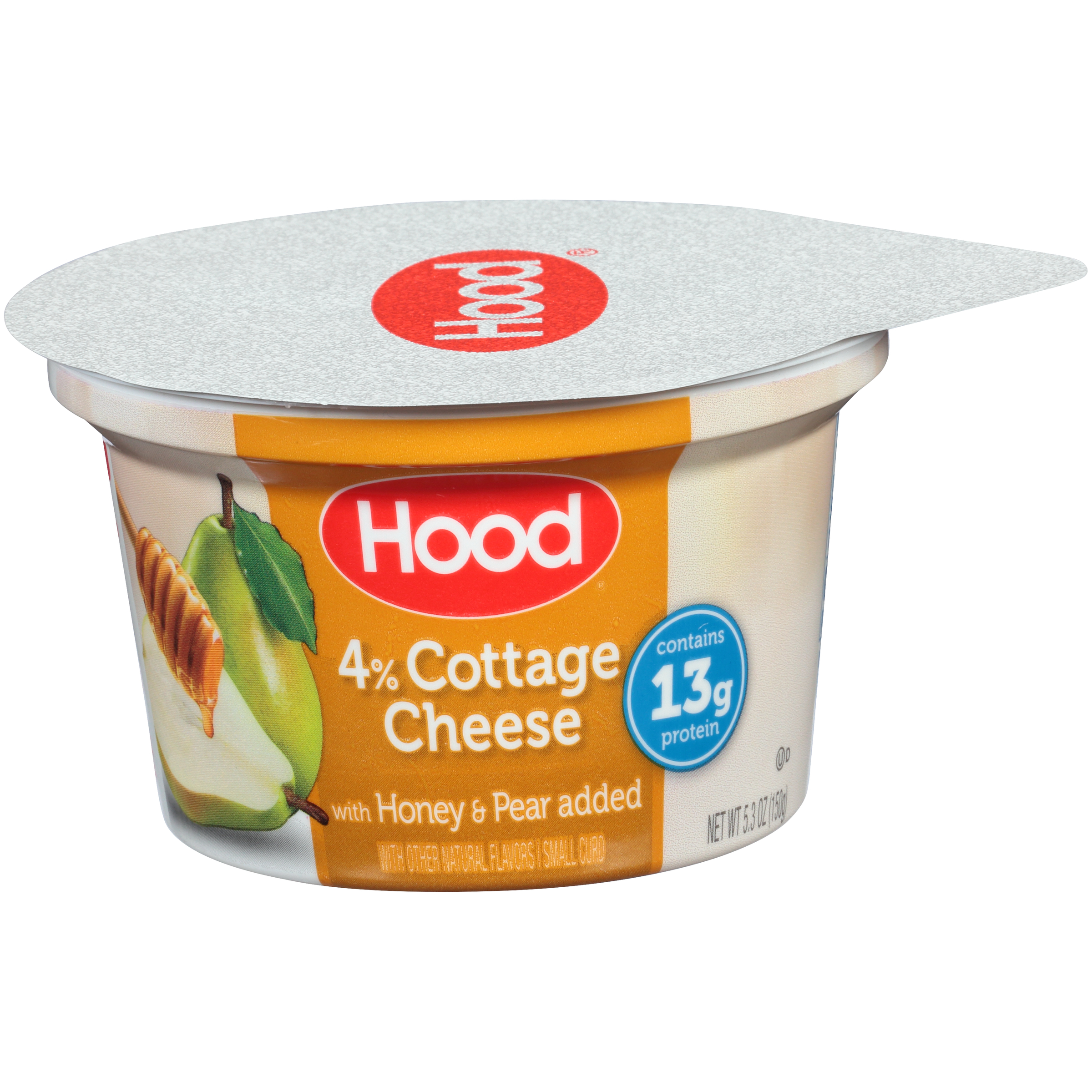 Hood 4% Cottage Cheese With Honey & Pear, 5.3 Oz. - Walmart.com