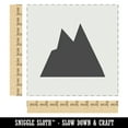 thumbnail image 2 of Mountains Jagged DIY Cookie Wall Craft Stencil - 9.0 Inch, 2 of 5