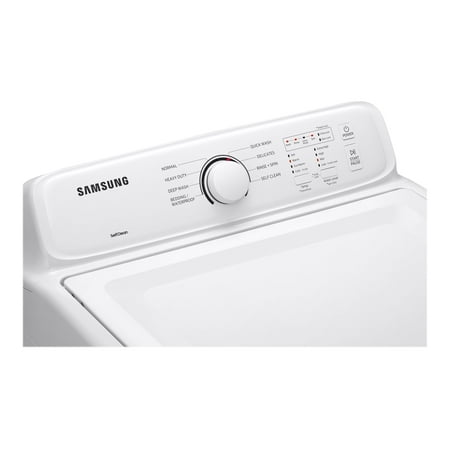 Samsung - 4.1 cu. ft. High-Efficiency Top Load Washer with Soft-Close Lid and 8 Washing Cycles - White