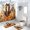 Pattern-3, variant on Horse Floral Shower Curtain Set with Rugs for Bathroom Decor Rustic Farmhouse Animal Flower Nature Western Country Bathroom Decor Bath Curtain with Rugs Toilet Lid Cover Bath Mat, 72x72 Inch