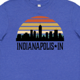 thumbnail image 4 of Inktastic Indianapolis Indiana Skyline Retro Youth T-Shirt, 4 of 5