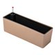 thumbnail image 4 of Maceta rectangular con sistema de autorriego e indicador de nivel de agua para jardinería. Oro rosa, 4 of 8