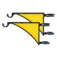 thumbnail image 3 of Plant Hangers,2 Pack Hangs Fence Post Hanger for Bird Feeders, Yellow, 3 of 5