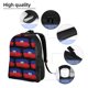 thumbnail image 4 of Mochilas escolares con la bandera de Haití para estudiantes, mochilas de viaje, bolsos para portátil, bolsos de hombro para hombres y mujeres., 4 of 5
