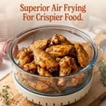 thumbnail image 5 of Magnifique 2-in-1 Glass Air Fryer & Multi Cooker Combo with 4.5QT Glass Pot, Visible Cooking Pot, Oatmeal Color, 5 of 11