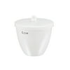 300ml Porcelain Crucible Cup with Lid for Foundry Melting Casting Refining