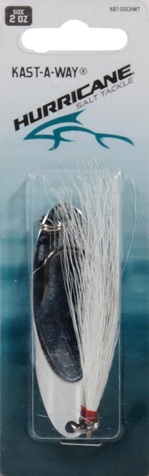 Hurricane Kast-A-Way Spoon with Bucktail, Fishing Spoons