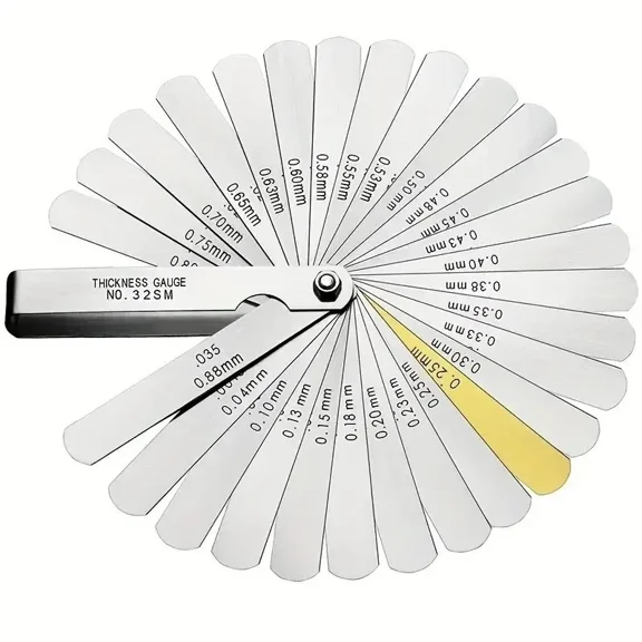 32 Blade Feeler Gauge Dual Reading Combination Feeler Gauge Metric & SAE US