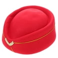 thumbnail image 3 of Band Costume Hat Airplane Anfitrión Hat Histón Sombrero de uniforme de cosplay para decoración, 3 of 5