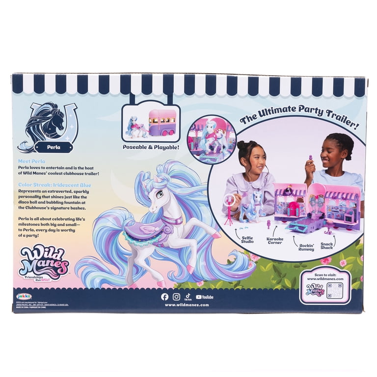 Wild Manes Perla's Pink Ultimate Clubhouse Runway Trailer