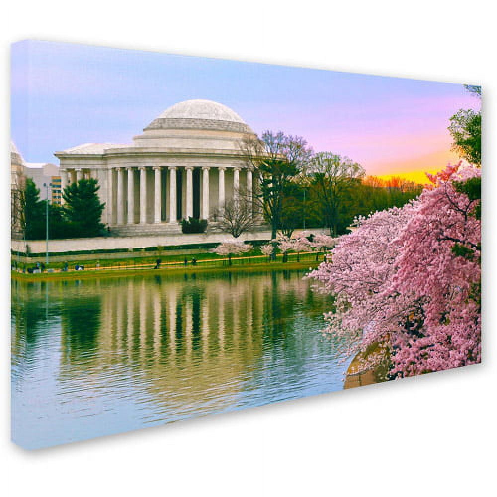 Trademark Fine Art "Cherry Blossoms 2014-6" Canvas Art by CATeyes