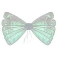 thumbnail image 2 of 16-Piece Transparent Butterfly Wings, Fairy Back Decor for Events, Angel Wings for Party Dress Up, 2 of 6