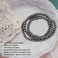 thumbnail image 3 of Pulsera De Piedra Energética, Pulsera De Terahercios, Cuentas De 6 Mm, Portátil Para Hombres, 3 of 7