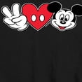 thumbnail image 3 of Mickey & Friends - Peace Love Mickey - Toddler And Youth Short Sleeve Graphic T-Shirt, 3 of 5