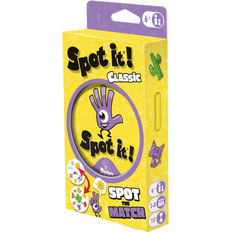 Spot It Classic Eco Blister Family Card Game for Ages 6 and up from Asmodee