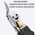 thumbnail image 2 of Opickly Toenail Clipper, Precision-Honed Stainless Steel, 25° Angled Jaws, Geared Lock, Single-Handed Sliding Switch, Anti-Slip Grip (1 PCS), 2 of 7