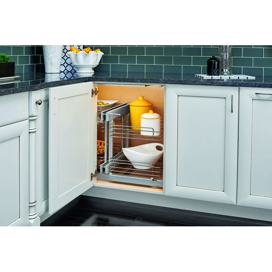 Rev A Shelf 5psp 18 Series Base Cabinet Blind Corner Two Rev A Shelf 5psp 18 Series Base Cabinet Blind Corner Two Tier Pull Out Shelves Com
