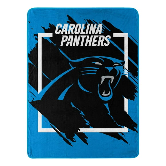 NORTHWEST ENTERPRISES NFL 46x60 Dimensional Design Micro Raschel Throw Blanket (Carolina Panthers)