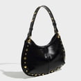 thumbnail image 5 of Sunyuer Trendy Riveted Hobo Bag - Chain Shoulder Bag & Crossbody Bag for Women, Suitable for Important Occasions, Work, Travel, 5 of 9