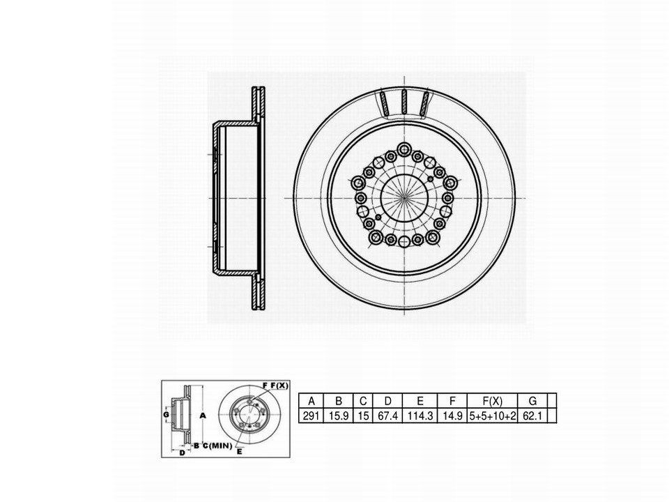 Winstop Brake Rotor, Rear WS233138, Lexus SC300 1998-1992