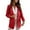 Red, variant on Womens Casual Blazer 2025 Spring Fall Fashion Long Sleeve Open Front Work Office Suit Jackets Business Casual Clothes Mint Green, XXL