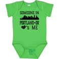 thumbnail image 3 of Inktastic Portland Oregon Someone Loves Me Skyline Boys or Girls Baby Bodysuit, 3 of 5