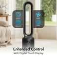 thumbnail image 5 of Comfort Zone 40" Bladeless Tower Fan with Remote Control, 9H Timer, Black, 5 of 7