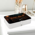 thumbnail image 6 of Cemetery PU Leather Jewelry Box Display Case with Removable Compartment and Bracelet Holder - Portable Storage Container, 6 of 6
