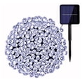 thumbnail image 1 of Luces Navideña Solar 12 Metros 100 Led Decorativa Exterior 8 Modos Blanco Frio, 1 of 6