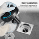 thumbnail image 3 of Plumbing Snake Drain , Heavy Duty Pipe Clog Remover with Gloves,for Bathroom,Kitchen and Toilet Snake Drain Cleaner, 3 of 5