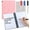 Pink, variant on Reusable Whiteboard Notebook,Happon A5 Size Erasable Smart Notebook, Portable Sketchbook with Cleaning Cloth and Writing Pen for Teacher