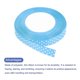 thumbnail image 3 of Cintas Grosgrain Uxcell de 25 yardas de 5/8" en azul con puntos blancos para moño, 3 of 5
