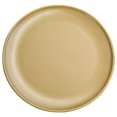 thumbnail image 1 of Plato de acampada de acero inoxidable, plato ligero para cena, plato redondo (amarillo) Likrtyny Para estrenar, 1 of 4