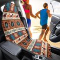 thumbnail image 4 of Uourmeti Western Desert Pattern Car Seat Towel Cover Washable Bucket Seat Protector, Machine Washable, Suitable for Van Car Interior, Fit for Trucks SUVs Cars, 4 of 7