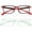 Black Red+Green, variant on LAMBBAA Kids Blue Light Blocking Glasses 2 Pairs Square Frame UV400 Protection Anti Blue Ray Computer Glasses Anti Glare Eyewear for Boys Girls Age 3-12 (Blue+Grey)