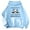 Sky Blue, variant on Shirts for Women Y2k Winter Relaxed Fit Hooded Long-sleeved Bubble Cuff Cold Shoulder Hoody Graphic Leisure Polyester Hoodie Hoodies(Dark Gray,M)