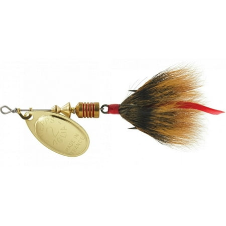 Mepps Dressed Aglia Inline Spinner Gold & Brown 1/6 oz