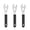 3 PCS Set (17-18-19mm), variant on Universal Thin Hub Cone Wrench Set – 0.1" (2.5mm) Super Slim Open-End Wrench, Cr-V Steel with Ni-Cr Plating, 13-20mm Flat Spanner for Bicycle, Car & Home Repair